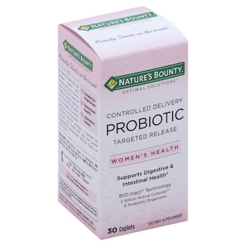 Nature's Bounty Optimal Solutions Probiotic, Controlled Delivery, Targeted Release, Caplets