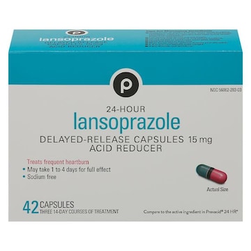 Publix Iansoprazole, 15 mg, Delayed-Release Capsules