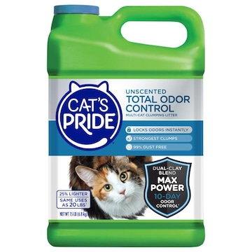 Cat's Pride Clumping Litter, Multi-Cat, Unscented, Total Odor Control