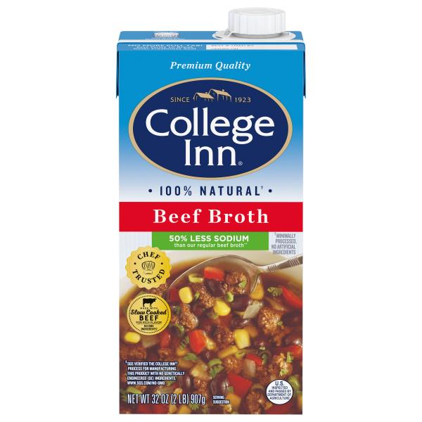 College Inn Beef Broth, 50 Less Sodium Publix Super Markets