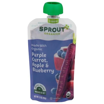 Sprout Organics Purple Carrot, Apple & Blueberry