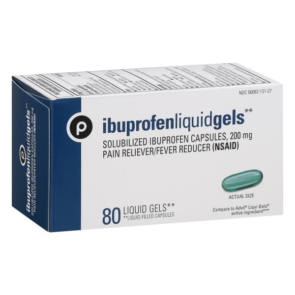 Publix Ibuprofen, 200 mg, Liquid Gels Publix Super Markets