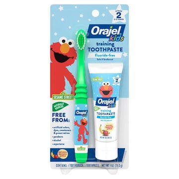 Orajel Kids Toothpaste, Training, Natural Banana Apple