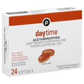 Publix Softgels Daytime Multi-Symptom Cold & Flu Relief