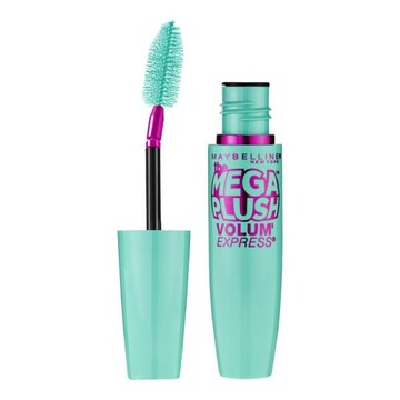 Maybelline Volum' Express The Mega Plush® Washable Mascara Blackest Black