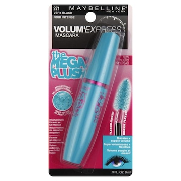 Maybelline Volum'Express Mascara, The Mega Plush, Very Black 271