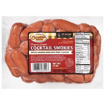Carolina Pride Cocktail Smokies, Original Flavor