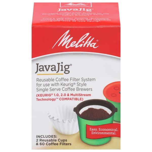 Melitta JavaJig Coffee Filter System, Reusable, Single Serve Publix