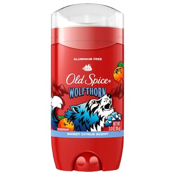 Old Spice Wolfthorn Sweet Citrus Scent Deodorant