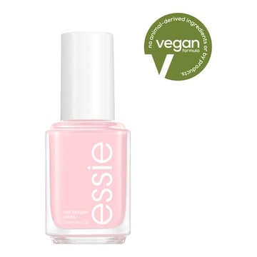 Essie  salon-quality nail polish, vegan formula, sheer light pink Sugar Daddy