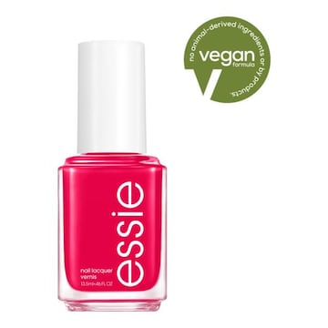 Essie  salon-quality nail polish, vegan, bright fuchsia pink Watermelon