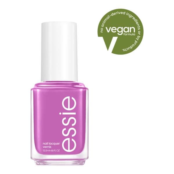 Essie salonquality nail polish, 8free vegan, bright purple Play Date