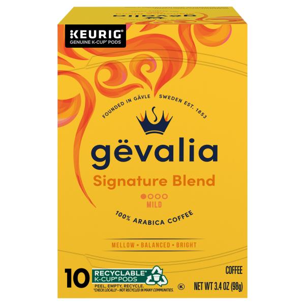 Gevalia K-Cup Pods 100% Arabica Mild Signature Blend Coffee
