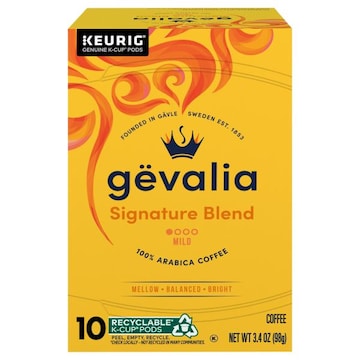 Gevalia K-Cup Pods 100% Arabica Mild Signature Blend Coffee