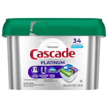 Cascade Platinum ActionPacs Fresh Scent Dishwasher Detergent