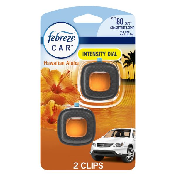 Febreze Car Air Freshener Odor-Fighting Automotive Vent Clip HA