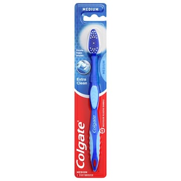 Colgate Extra Clean Adult Manual Full Head Toothbrush, Medium