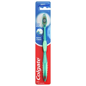 Colgate Extra Clean Adult Manual Full Head Toothbrush, Soft