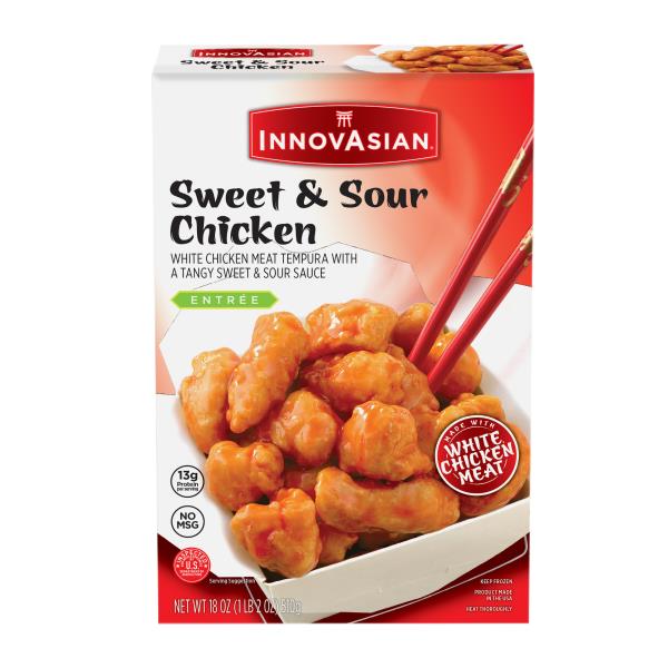 InnovAsian Sweet & Sour Chicken Multi-Serve Entree, 18 Oz (Frozen ...