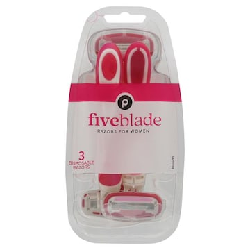 Publix Razors, for Women, Disposable, Five Blade
