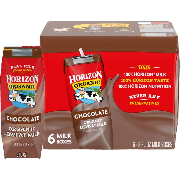 Horizon Organic Milk, Lowfat, Organic, Chocolate Publix Super Markets