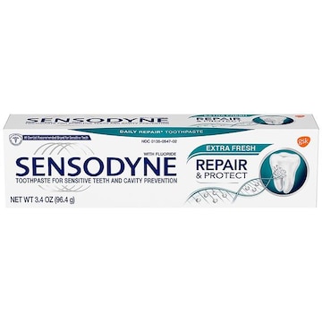 SENSODYNE Repair and Protect Extra Fresh Toothpaste, Sensitive Toothpaste for Sensitive Teeth, 3.4 oz