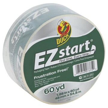 Duck EZ Start Packaging Tape, 60 Yards