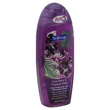 Softsoap Body Wash, Moisturizing, Acai Berry & Tropical Water