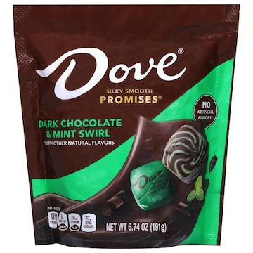 Dove Promises Silky Smooth Dark Chocolate & Mint Swirl