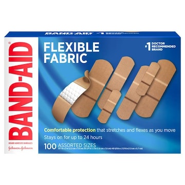 Band-Aid Bandages, Adhesive, Flexible Fabric