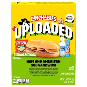 Lunchables Uploaded Lunch Combinations, Ham and American Sub Sandwich
