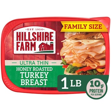 Hillshire Farm Ultra Thin Sliced Honey Roasted Turkey Breast Sandwich Meat
