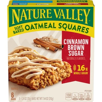 Nature Valley Soft Baked Cinnamon Brown Sugar Oatmeal Squares
