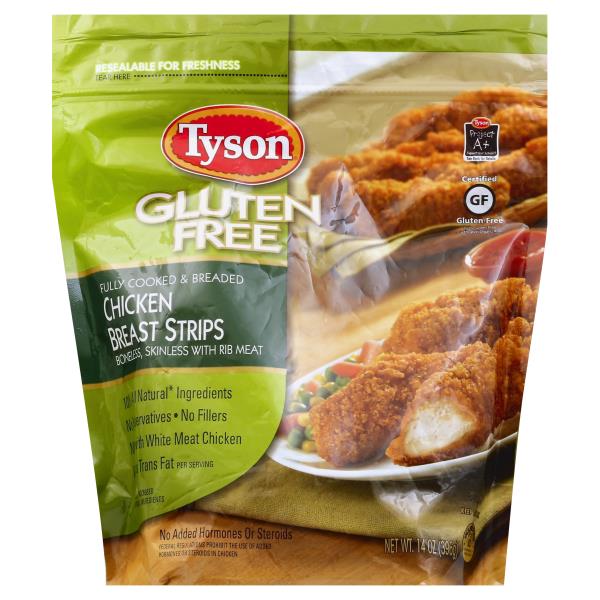 Tyson Chicken Breast Strips, Gluten Free Publix Super Markets