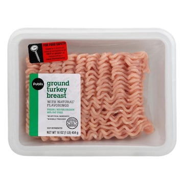 Publix Fresh Ground Turkey Breast, 99% Fat Free, USDA Inspected