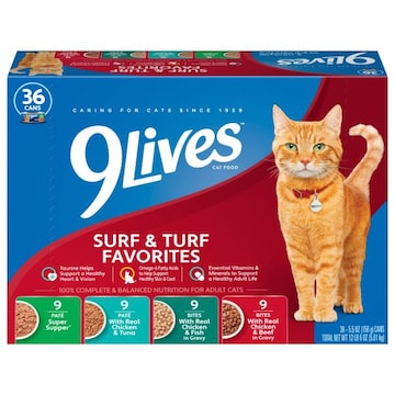 9Lives Surf & Turf Favorites Cat Food