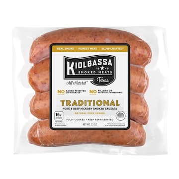 Kiolbassa Traditional Hickory Smoked Sausage