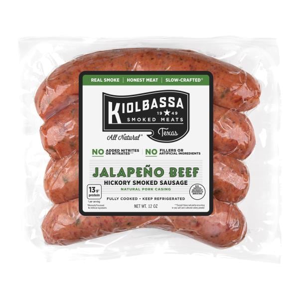 Kiolbassa Jalapeño Beef Hickory Smoked Sausage Publix Super Markets