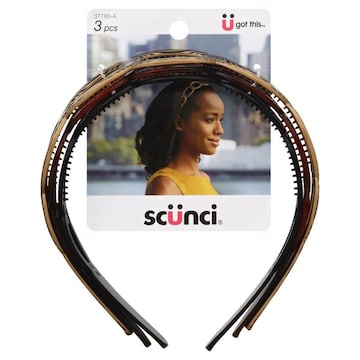 Scunci Headbands, Plastic Oval Weaved