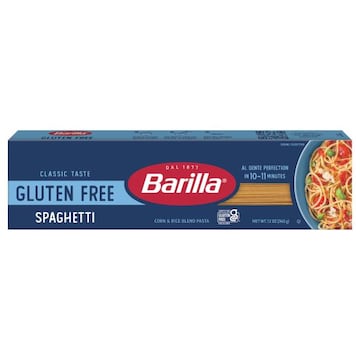 Barilla Gluten Free Spaghetti Pasta - Non-GMO Gluten Free Pasta Made with Blend of Corn & Rice - Vegan Pasta