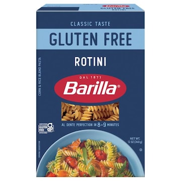 Barilla Gluten Free Rotini - Non-GMO Gluten Free Pasta Made with Blend of Corn & Rice - Vegan Pasta