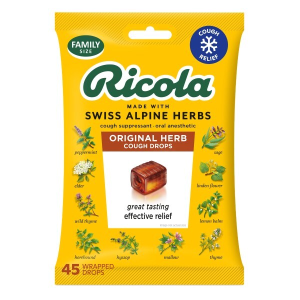 Ricola Cough Drops, Original Herb, Family Size | Publix Super Markets