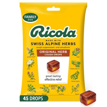 Ricola Cough Drops, Original Herb, Family Size