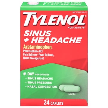 Tylenol Sinus + Headache, Caplets