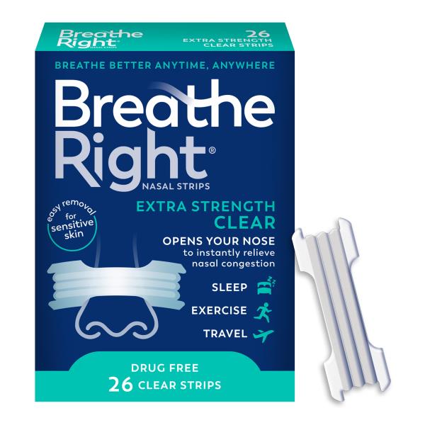 Breathe Right Nasal Strips, Extra Strength Clear | Publix Super