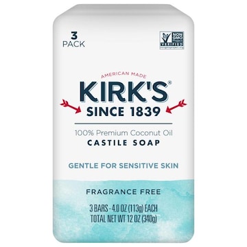 Kirk's Fragrance Free Castile Soap