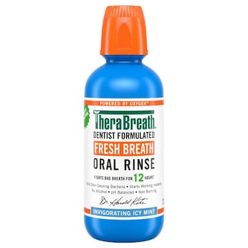 TheraBreath Oral Rinse, Fresh Breath, Invigorating Icy Mint