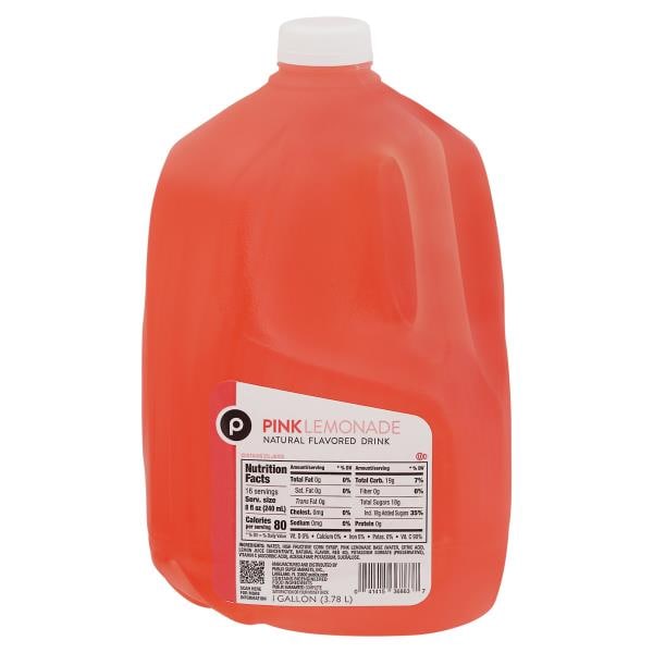 Publix Flavored Drink, Natural, Pink Lemonade | Publix Super Markets