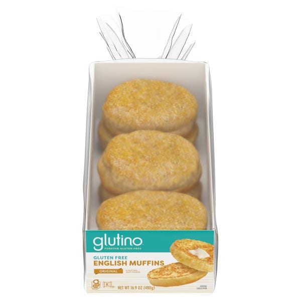Glutino English Muffins, Gluten Free, Original Publix Super Markets