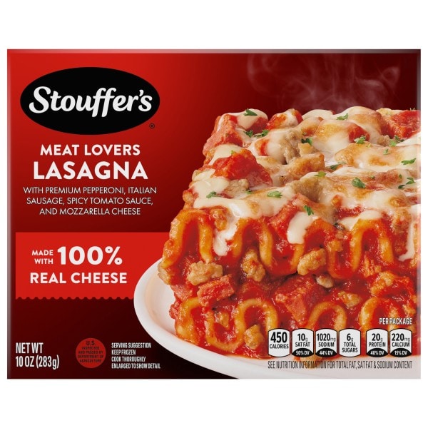メルちゃんMozzarella15枚SAUSAGE PIZZA4枚の19枚 Stouffer's Meat Lovers Lasagna | Publix Super Markets